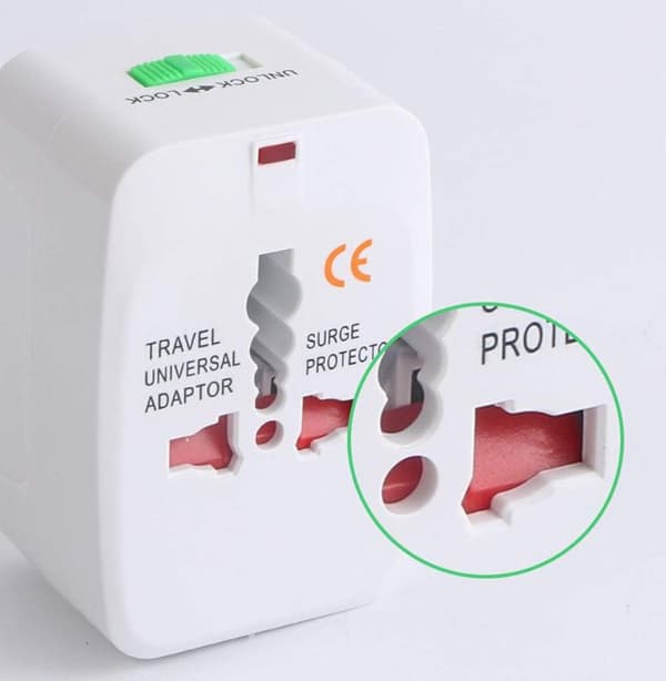 Multifunksjonell reisekonverteringsplugg Universal veggladerpluggadapter