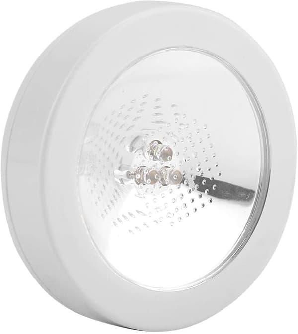 LED lysende rund vinflaskepude Hvid skal lysende coaster (farvelys)