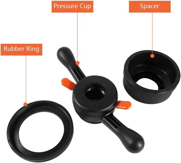 Snabbkoppling Snabbvingmutter Hjulbalanseringsdäckbytarverktyg (36mm/3mm) 3mm
