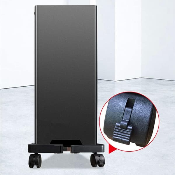 CPU Stand, Computer Tower Stand med Hjul, Justerbar Computerholder til Bil, Passer til de fleste PC'er under Skrivebordet