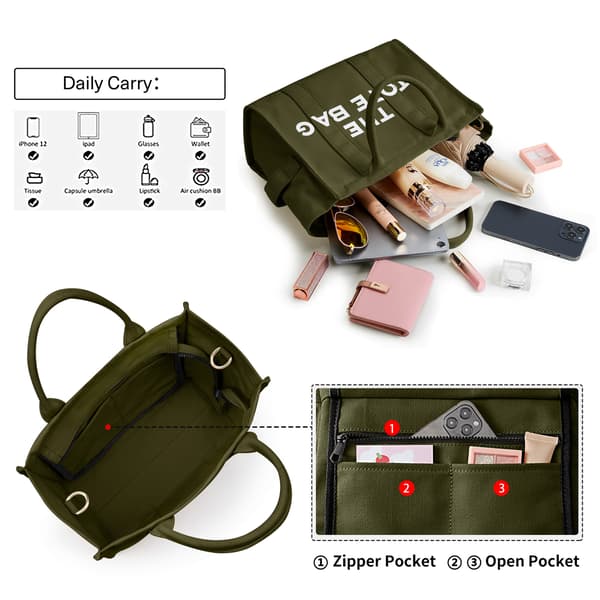 Damväskor Canvas Messenger Bag Resväska Blå