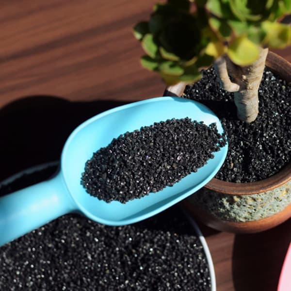 2 stk. planteskovle i plast, værktøj til omplantning af blomsterpotter, skovl til kæledyrsfoder (blå+pink)