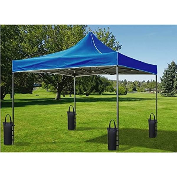 Tunga presenningvikter (120LBS) för pop-up-tält, 4-pack svart
