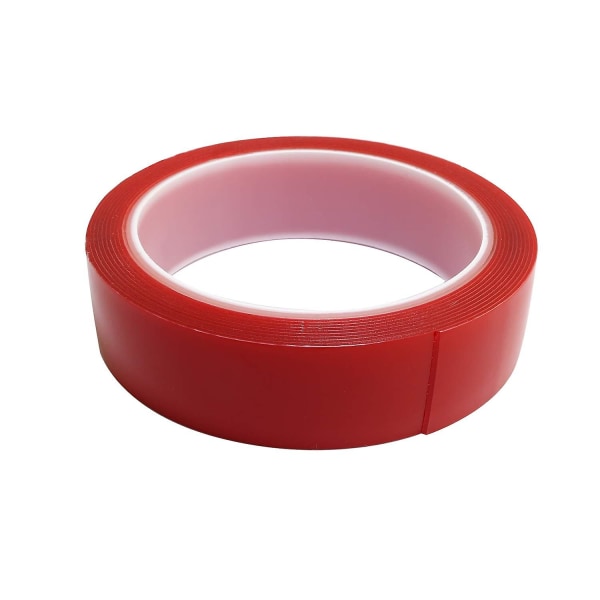 1-pack 25mm x 3m transparent dubbelsidig servotejp dubbelhäftande tejp
