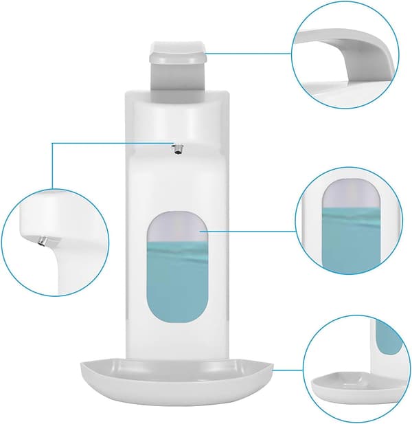 500 ml automatisk beröringsfri IR-rörelsesensor tvålbehållare för väggmontering