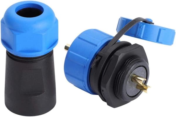 SP21- Luftfartspluggkontakt IP68 Vanntett Kobling Panelmontering (2-pin), Elektrisk Tilbehør color 3