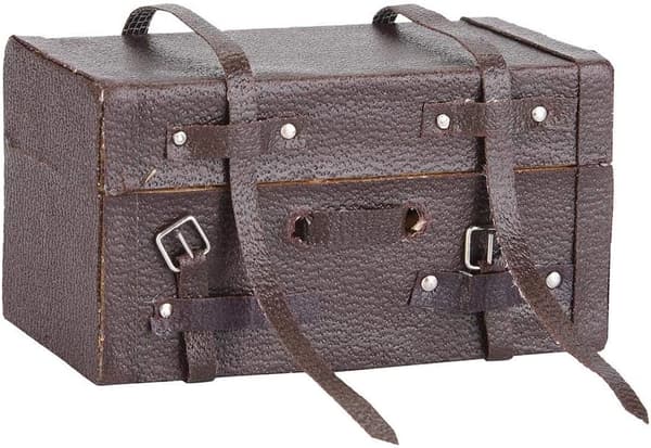 Træ 1/10 Skala RC Klatrebil Model Bagage Kuffert Taske Simulation Bagage