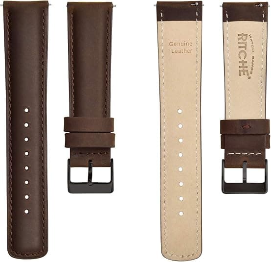 Quick release læderrem 22mm egnet til Samsung Galaxy Watch 6 Band Klassisk læderrem