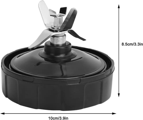 Reservdelar till blender, blenderbas 6-bladig bladmontering ersättningsblad för extraktor