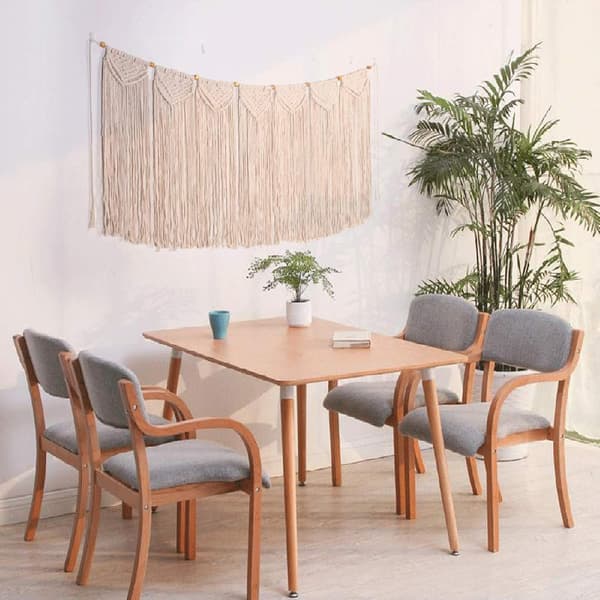 Suuri makramee seinävaate, 69*95 cm, käsintehty