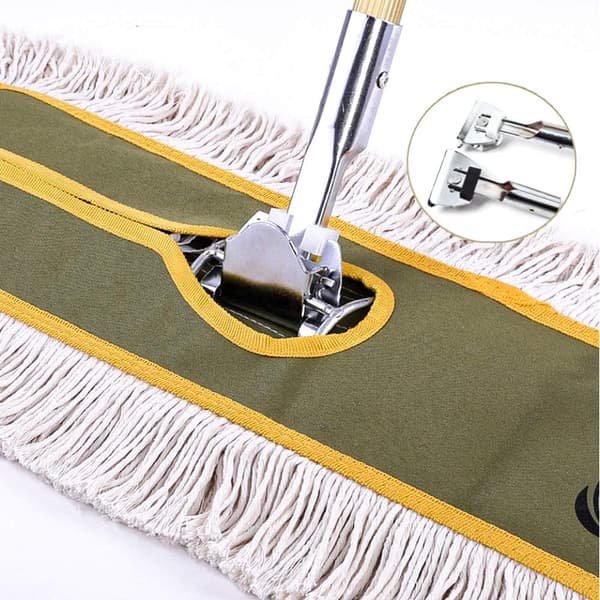 Moppedeksel bomull, 2 stk bomull mopp moppdeksler gulvvisker 40cm