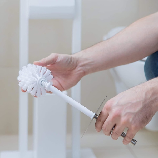 5st toalettersättningsborste utbytesborstar diameter 8cm White