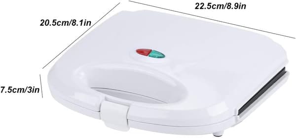 Sandwichmaker, multifunksjonell rask oppvarming elektrisk minibakemaskin