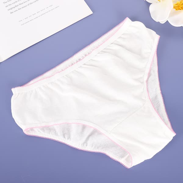 Engangsshorts i bomuld, velegnet til rejsende gravide kvinder (5 stk. M) m