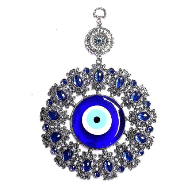 Turkisk Evil Eye Amulet Hamsa Vägghängande Heminredning Lucky Protection Pendel Present