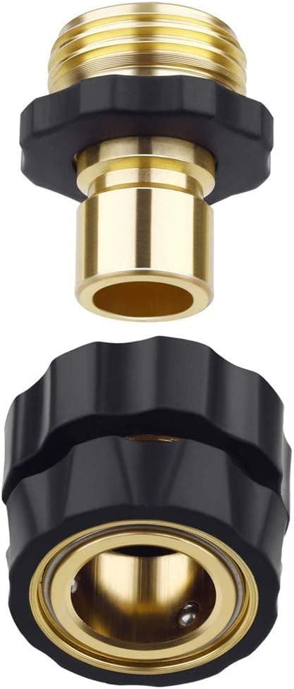 Passande set anslutning trädgårdsslang pluggadapter vatten 3/4 snabb uteplats och trädgård gräsmatta sprinkler stativ