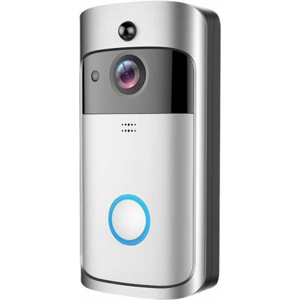 Videodörrklocka intelligent WiFi videointercom trådlös infraröd dörrklocka passerkontrollsystem kamera visuell passersystem intercomdörr