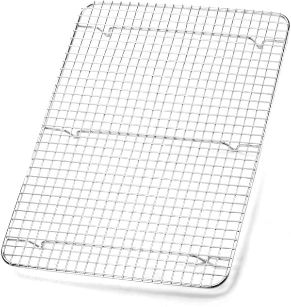 Bagegitter i rustfrit stål til bagning og grill – 2 stk.
