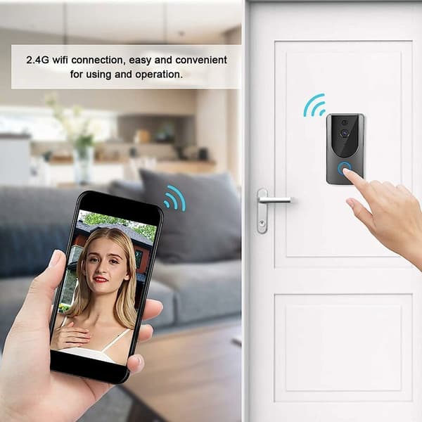 Video dörrklocka intelligent WiFi video intercom trådlös infraröd dörrklocka access control system kamera visuell access control system intercom dörr