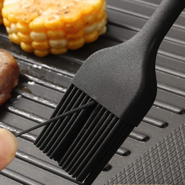 Køkkenbørste, bagepensel, silikone bagepensel, silikone grillbørste 21 cm