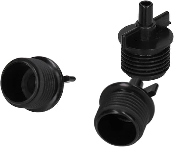 G 1/2 6mm udvendigt gevind sprinklerforbindere, 50 STK. flade plastikforbindere