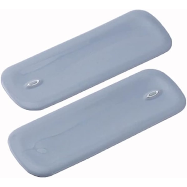 2-pack stötfångarskydd för bil, reptålig skyddande antikollisionsremsa (grå) Grey