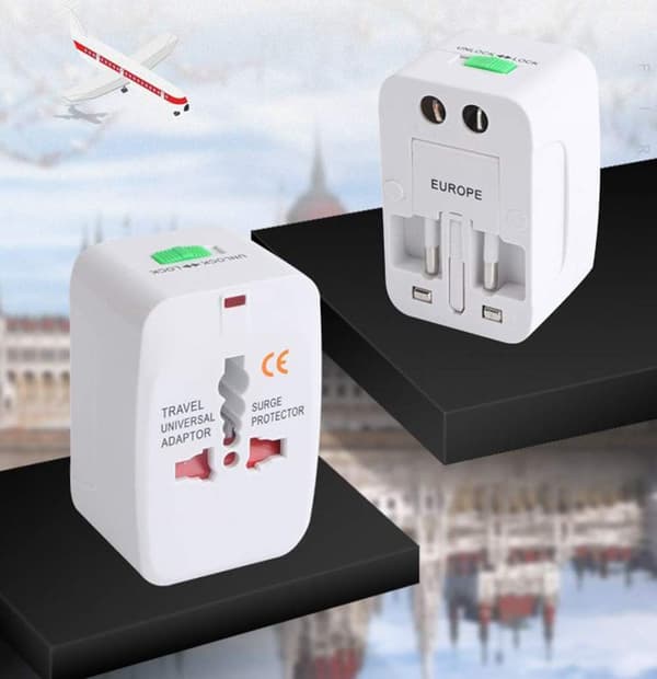 Multifunksjonell reisekonverteringsplugg Universal veggladerpluggadapter