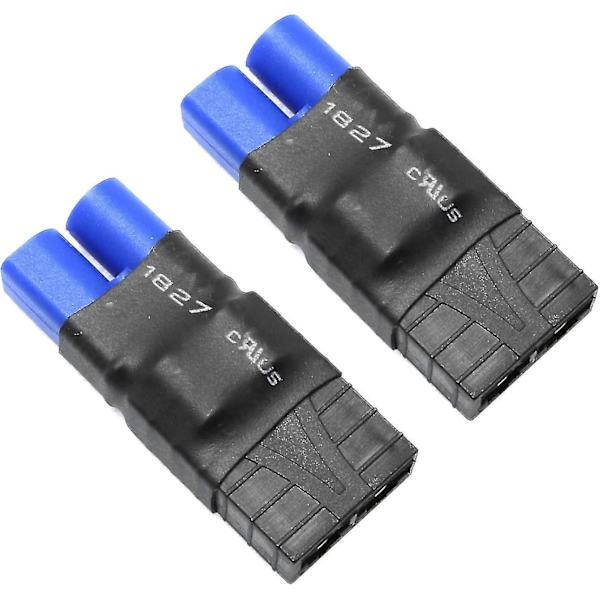 2 st EC3-adapter, hona till hane, RC LiPo-batteriadapterkontakt