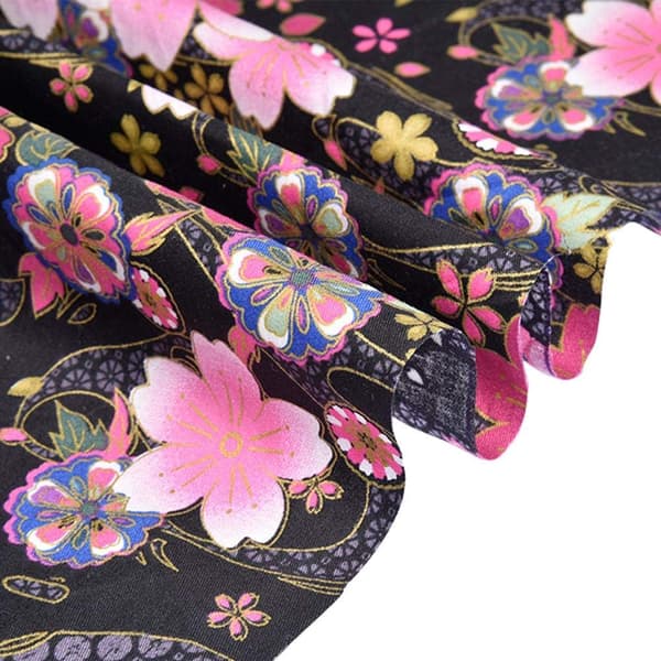 Bomuldsstof DIY Blomsterstof Patchwork til Håndarbejde Syning Patchwork 50*40cm