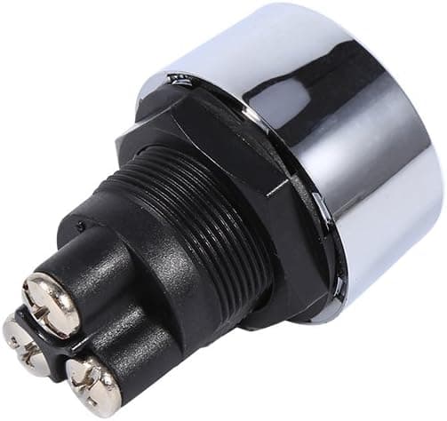 Bil Momentan Startbryter, 12V Bilmotor Trykknapp Start Stopp Bryter Tenningsstarter (Blå)