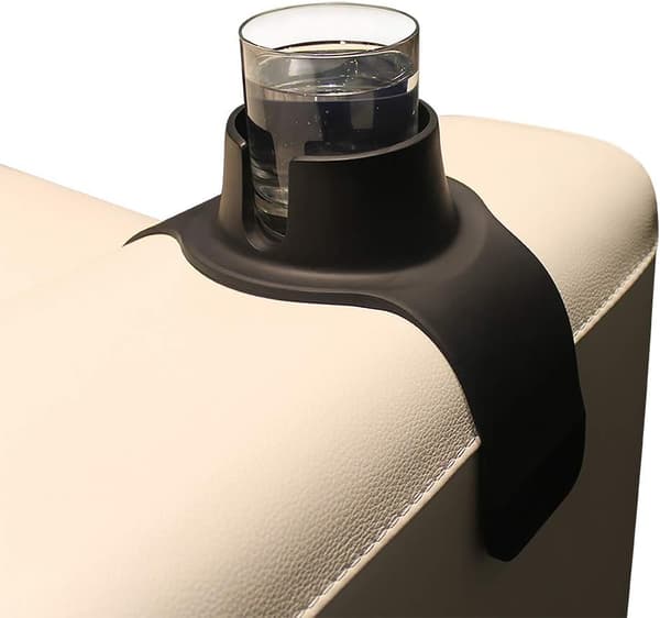 Silikon sofacup holder Sofa armlene Lat armlene koppholder (svart) black