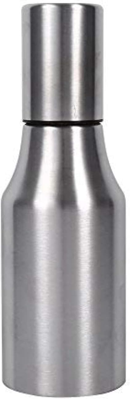 Olivenolieflaske, oliekande, olivenflaske i rustfrit stål, eddikedispenser med tud (500 ml)