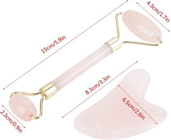 Ansigtsmassage Ansigtsmassager, Krystalrulle, til afslappende ansigtsmassage