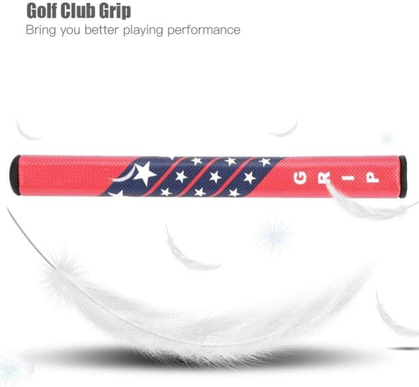Golfgreb skridsikkert golfkølle puttergreb til golfpolstring, super stabilt, behageligt greb (rød) Red