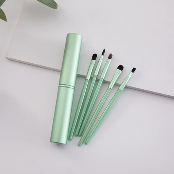 5 st ögonmakeupborstar, ögonskuggsborste set, professionellt makeupborste set