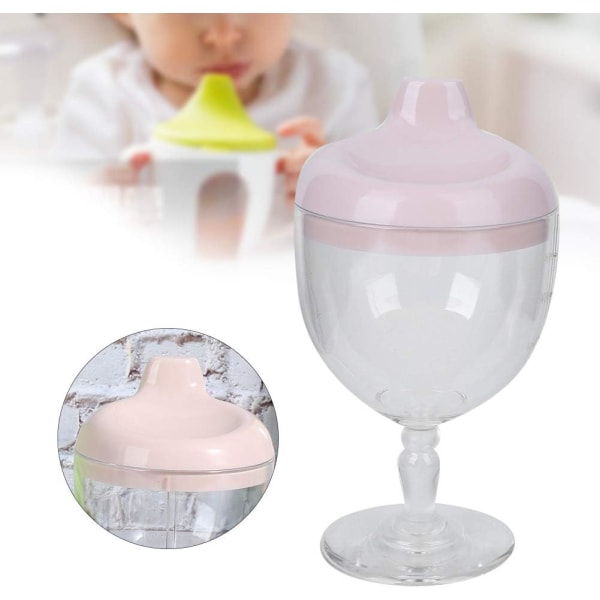 Plastmugg, Sippy baby matningsmugg fallskydd spill för barn mugg （vit） white