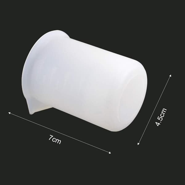 6 st 100 ml DIY silikonmätkoppar för handgjorda presenter, exakta mätningar