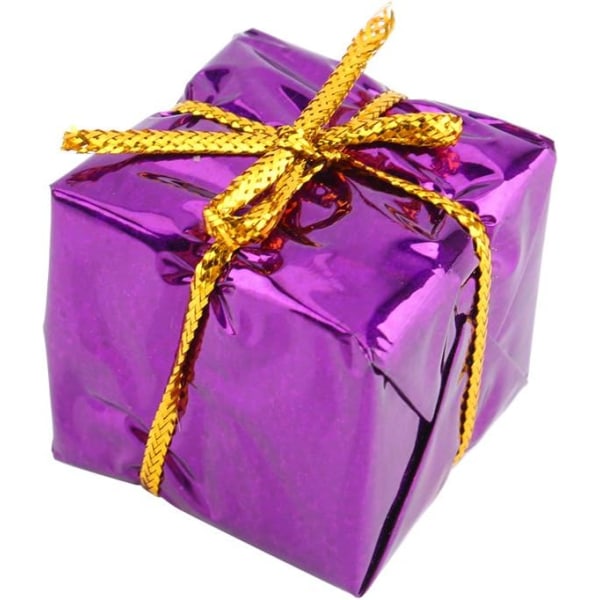 12 st Miniatyr presentförpackningar Färgglada små lådor för julgransdekoration