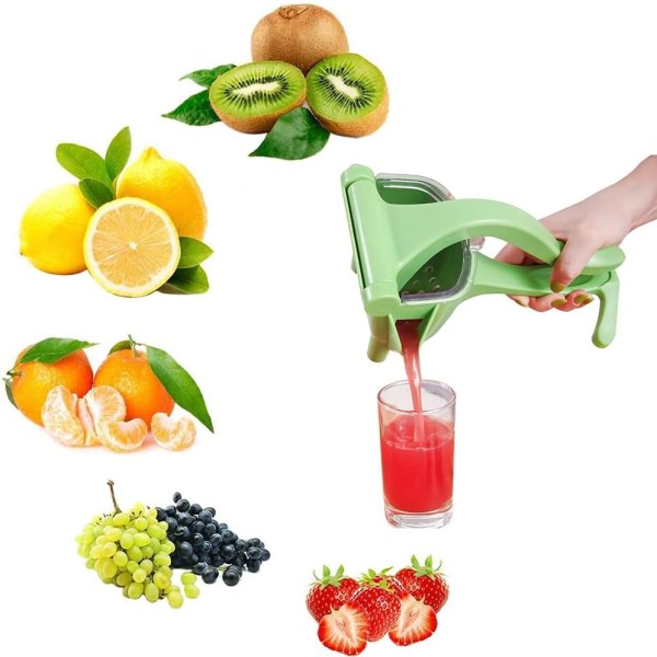 Limejuicer, fruktpress, manuell juicepress, citruspress som används för att pressa olika frukter