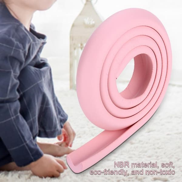 2M DIY Baby Møbler Sikker Kantpute Beskyttere Romdekorasjon (Rosa) Pink