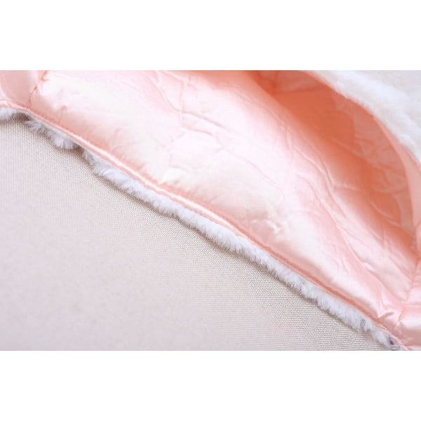 Kaninöron Rolig Plyschhatt Dam Kaninhuvudbonad Cosplay Festkläder (Rosa) White