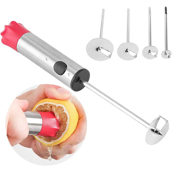 Veggie Drill, Vegetable Corer och Spiralizer Rostfritt Stål Drill Fruit Corer, 4 Storlekar Drill