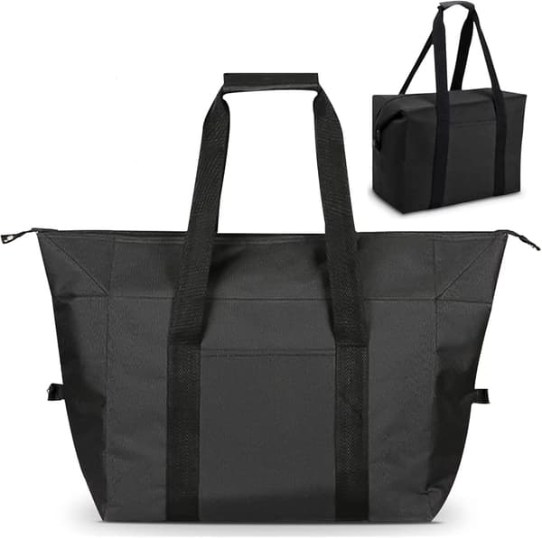 20 L Kjølebag, Sammenleggbar, Handlepose, Piknikbag, Termisk Bag med Isolasjon, Isolert Bag
