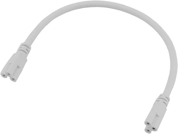 LED lysrør rørkobling 3-hulls kabel (hvit) 2 stk