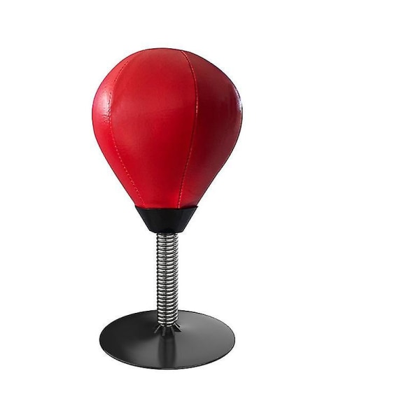 Bordsboksboll, kontorsboxstativ, mini-slagsäck, röd, mot frustration (röd-svart)