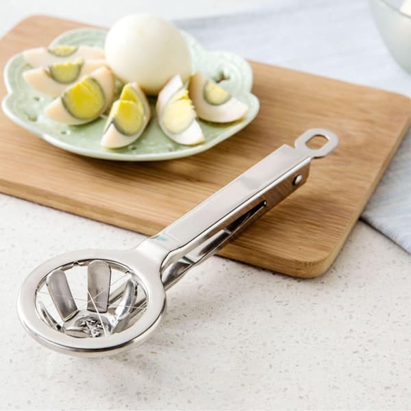 Eggdeler i rustfritt stål, kiledeler, delt eggdeler, 6 like deler
