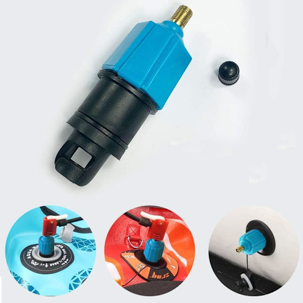 Uppblåsbar SUP-pumpadapter kompressor paddelbrädepumpadapter, SUP-ventil adapterkontakt