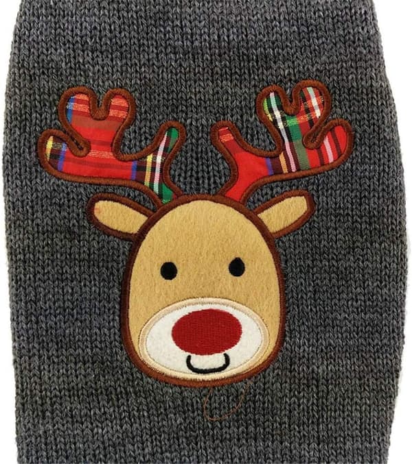 Hund Jul Älg Stickad Tröja Husdjur Vinter Varma Kläder (XL) 1 Styck xl