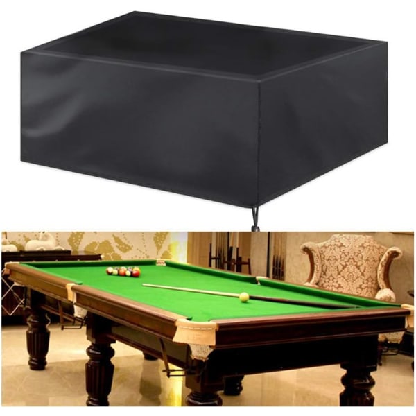 Cover med dragsko lämplig för snookerbord 225*116*82cm 225*116*82cm