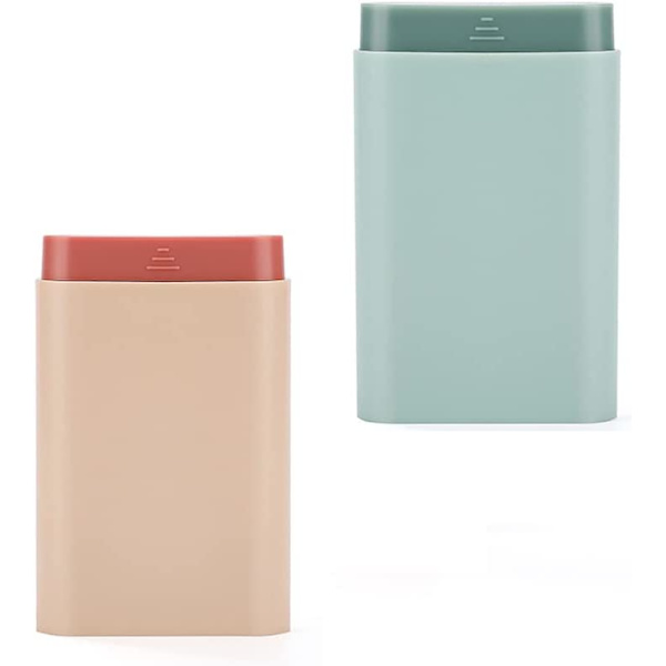 2-pack bärbar förseglad förvaring av 7-dagars pillerbox
